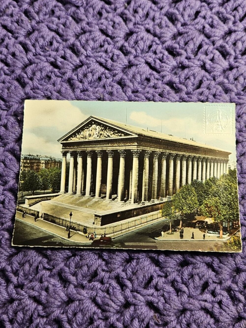 Eglise de la. Madeline in Paris France Postcard